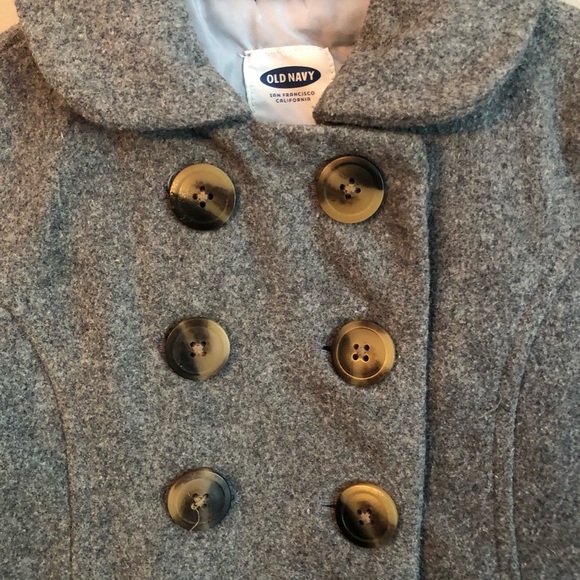 OLD NAVY girls swing pea coat - Picture 2 of 6